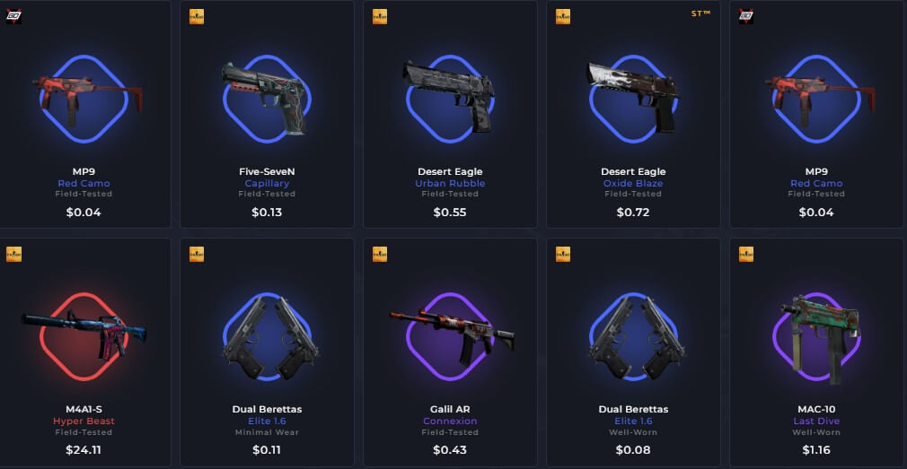g4skins cases opening