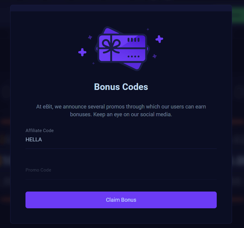 ebit bonus code