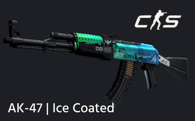 ak-47 ice coated cs2 skin