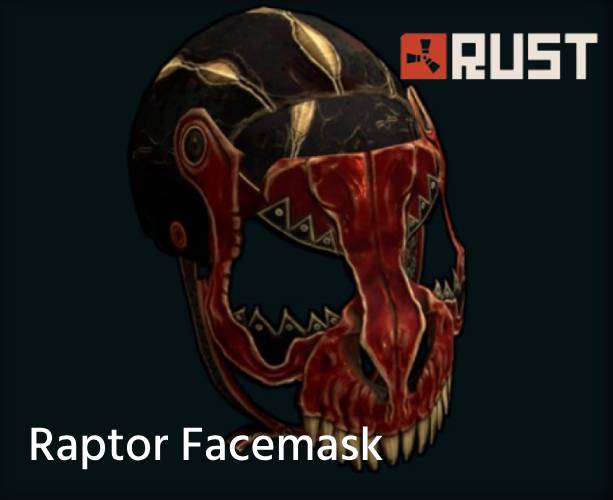 raptor facemask rust skin