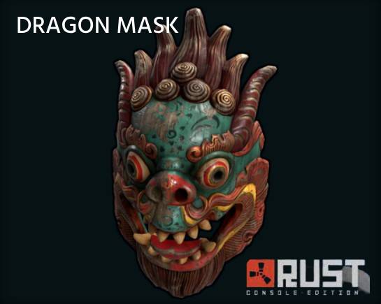 rust dragon mask