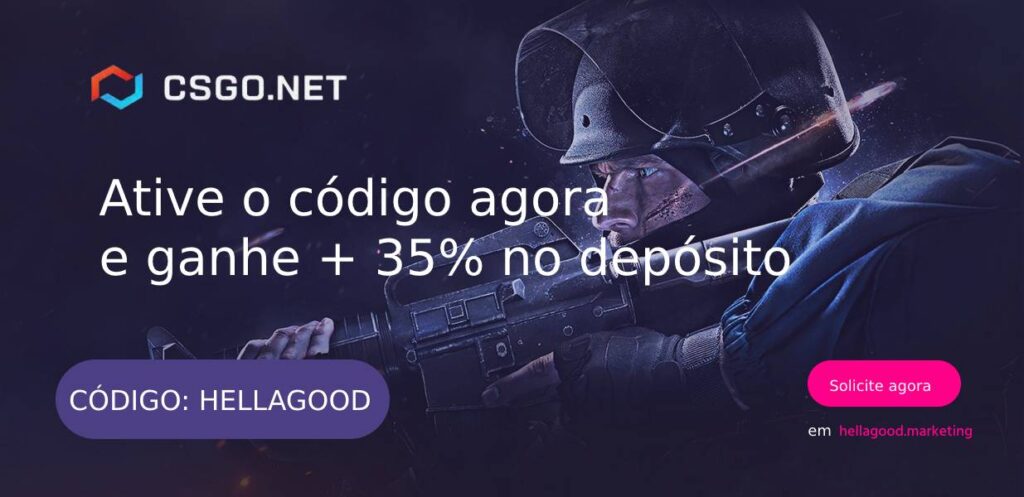 Códigos Promocionais do CSGOnet 2026 + Julho - Avaliação - HG Marketing