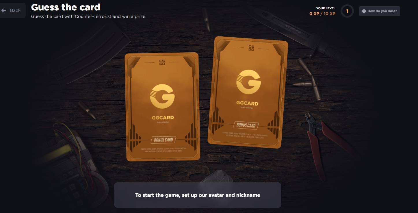 Guess the Card Bonus