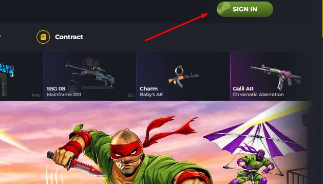 Register on Farmskins