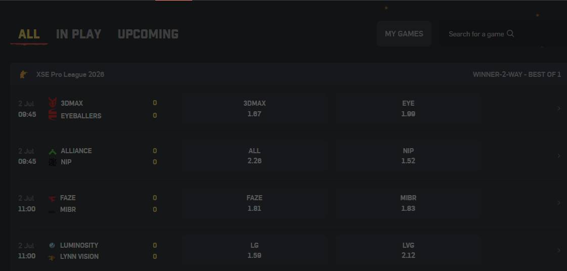 CS2 Match Betting