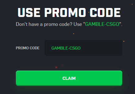 CSGORoll on X: Go and redeem your promo code now!