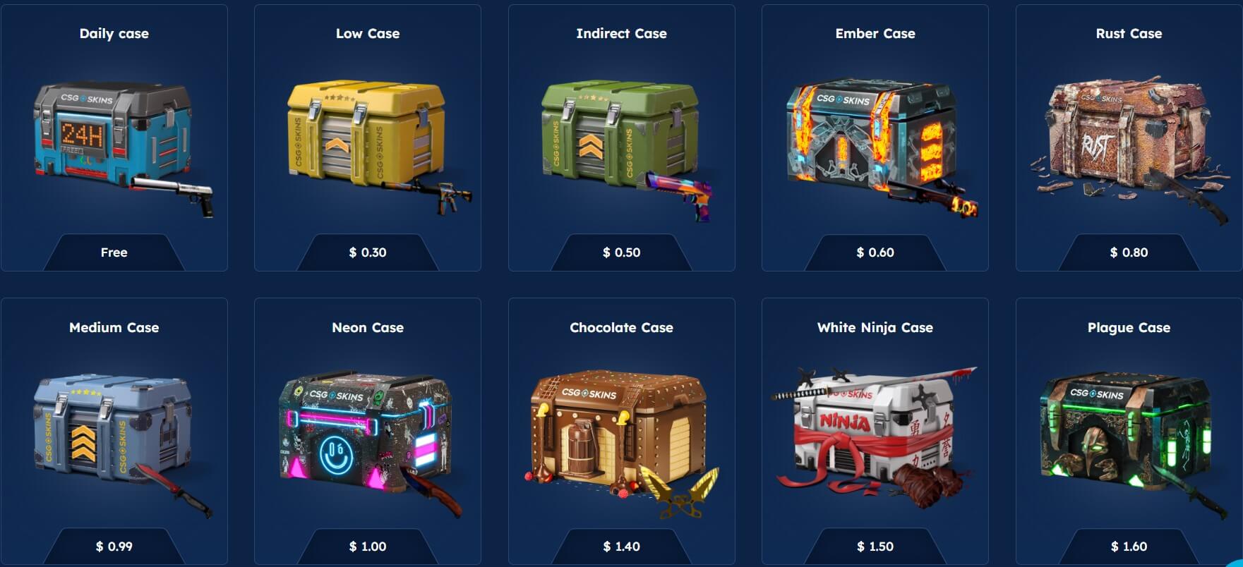 Nejlepší webové stránky pro otevírání schránek v CS:GO v 2024 s zdarma ...