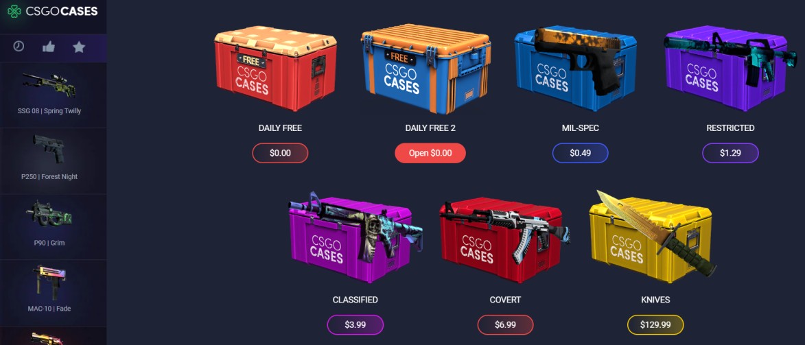 solidaritet sy Næste Best CS:GO Case Opening Sites in 2023 with Free CS:GO Cases