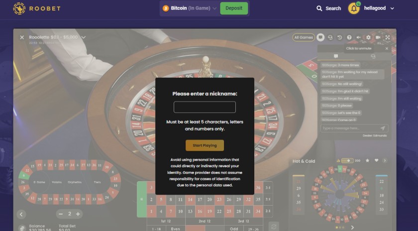 roobet crypto roulette