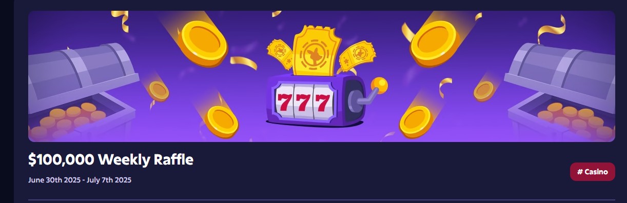 Roobet Weekly Raffle