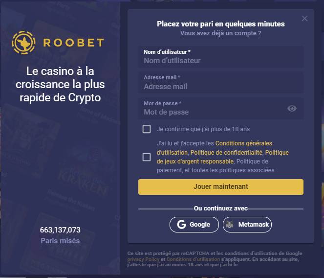 code promo roobet crypto casino