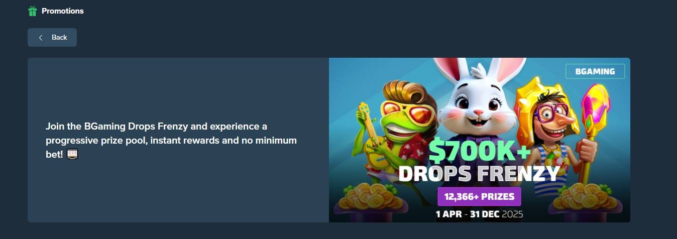 BGaming Drops Frenzy