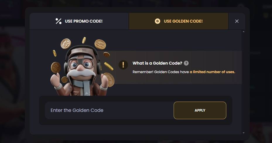 KeyDrop Golden Codes