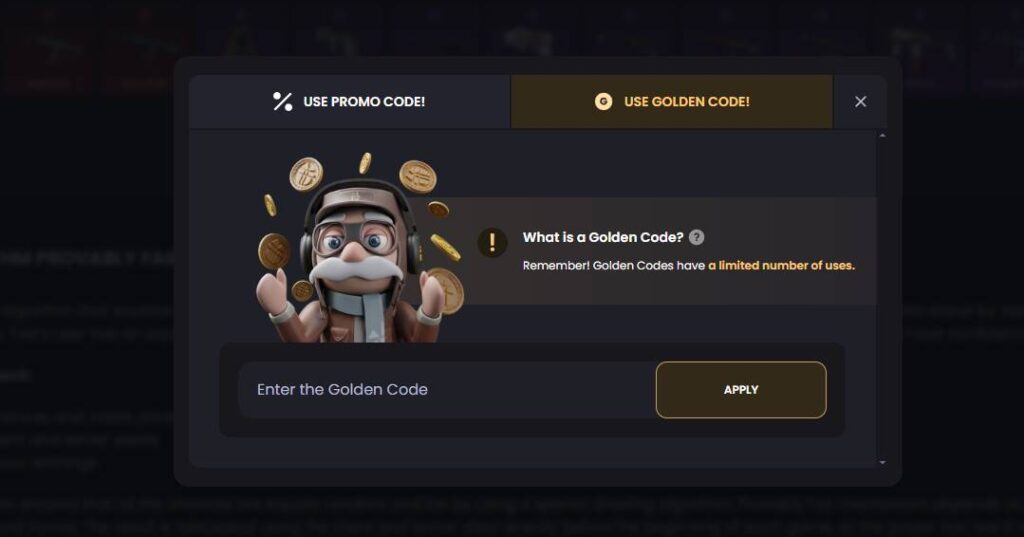 Códigos Promocionais do KeyDrop 2026: 
