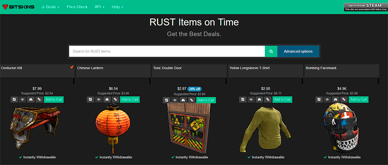 buy rust skins steam