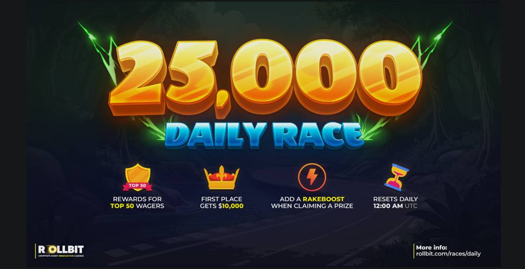 $25,000 Daily Race