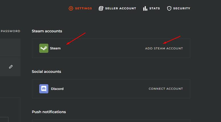 connect your Steam account