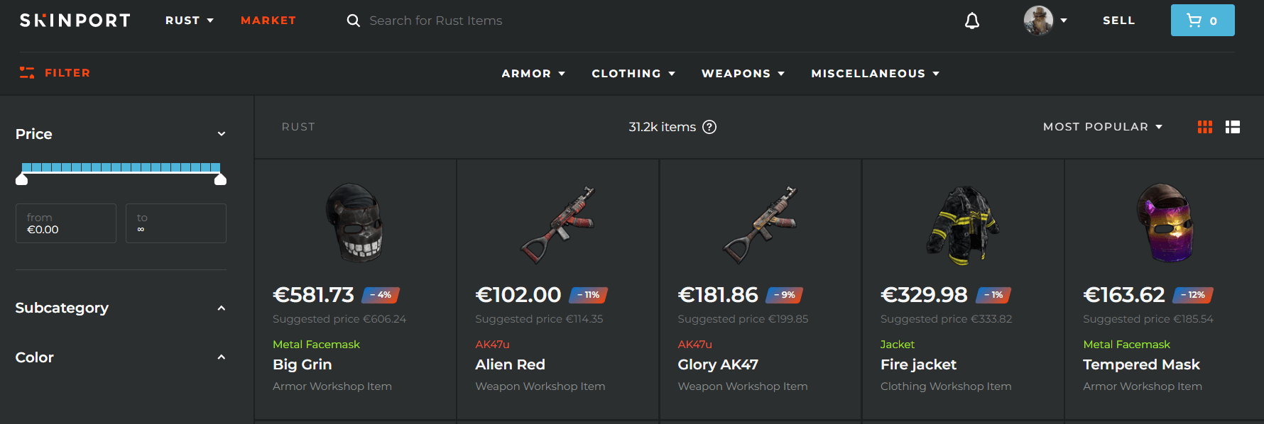 Top 11 Sites to Sell RUST Skins in October 2023 | Get Real Money