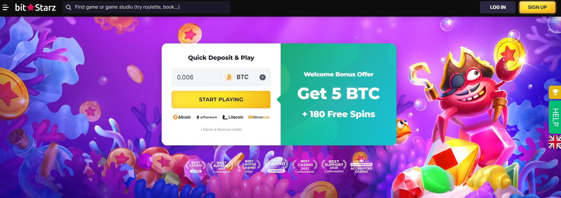 bitstarz casino for bitcoin