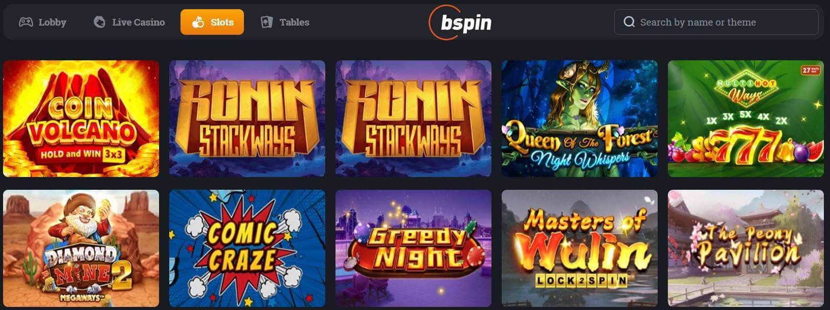 bspin casino bitcoin