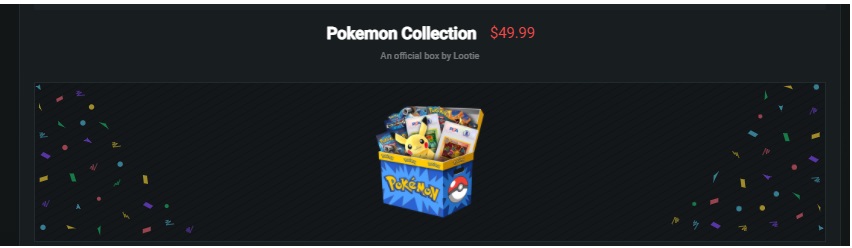 Popular Pokemon Mystery Boxes sites