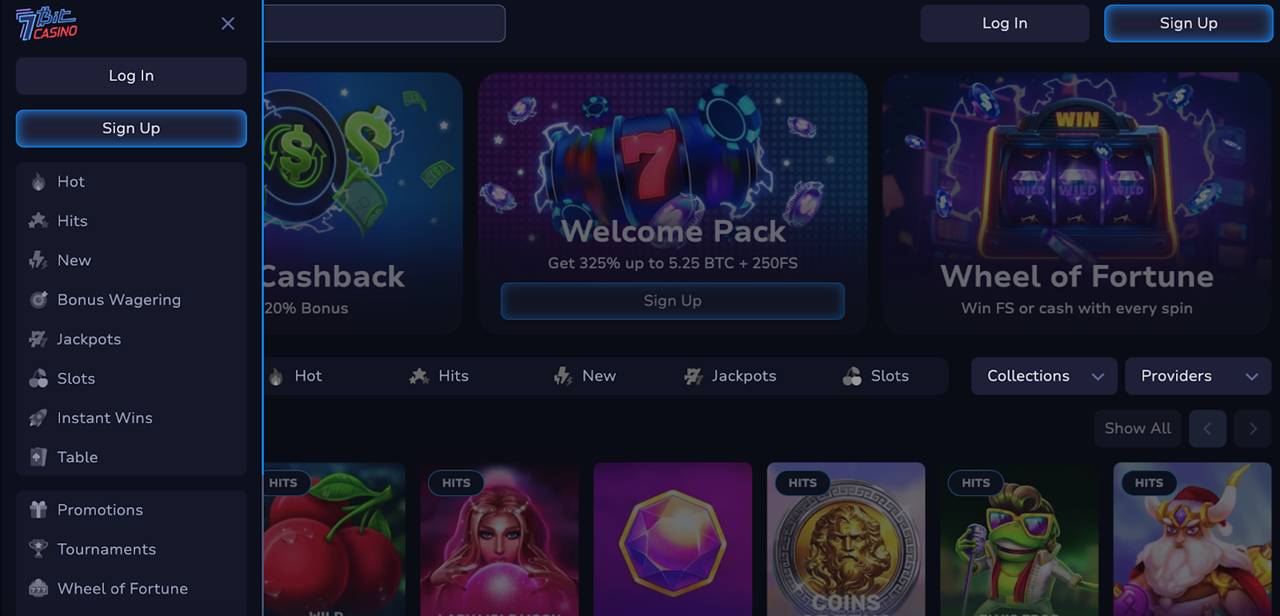 7Bit Casino Welcome Package