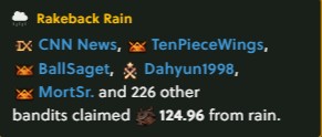 Rakeback Rain