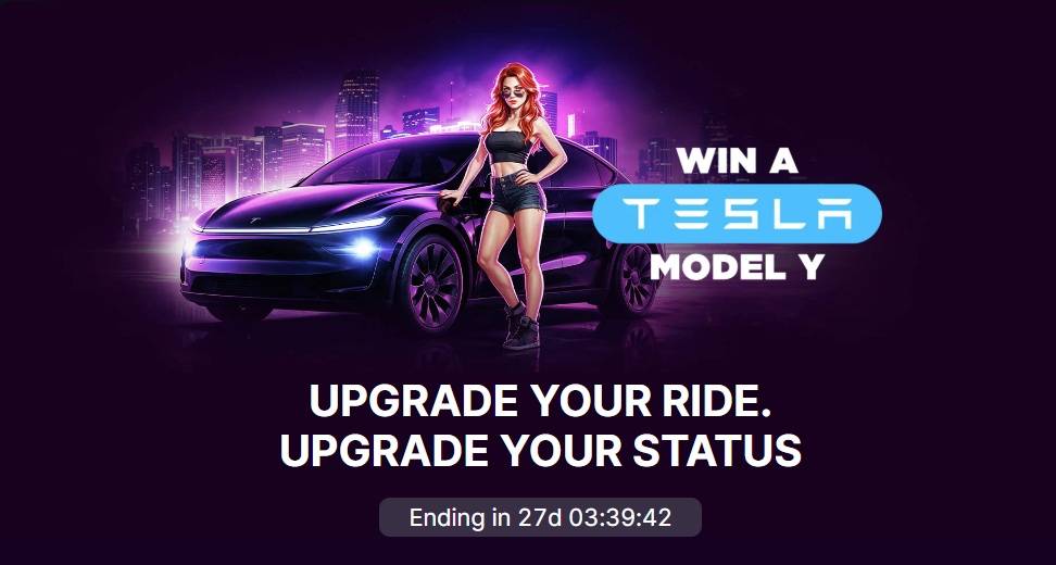 BitStarz Tesla Model Y Giveaway