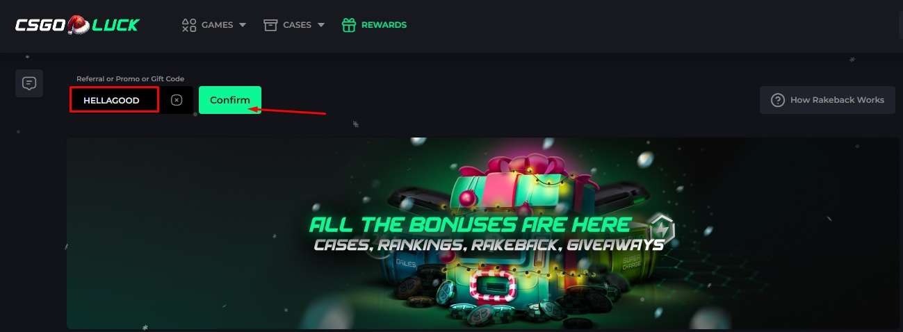 Type in the promo code “HELLAGOOD”