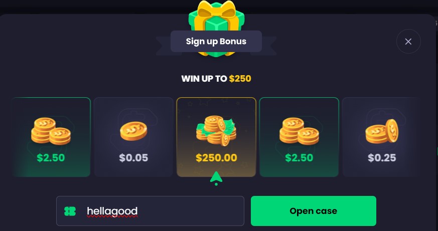 freecash sign up bonus