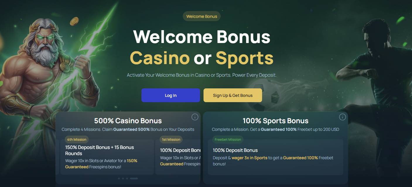 Casino Welcome Bonus