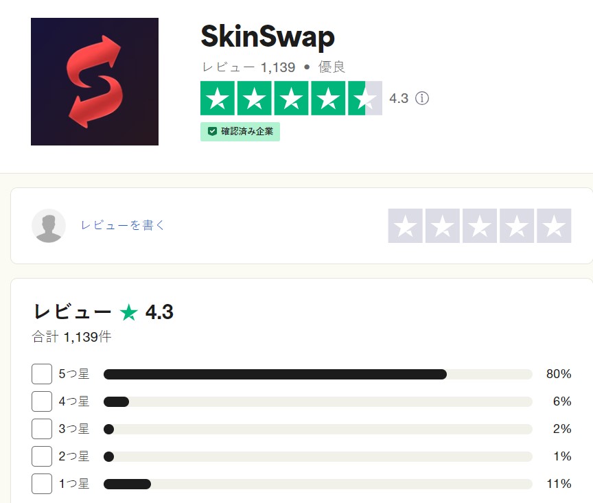 skinswap trustpilot