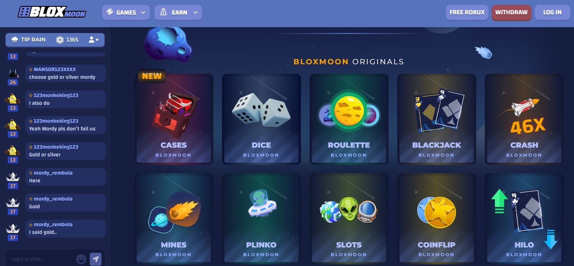 bloxmoon gambling site
