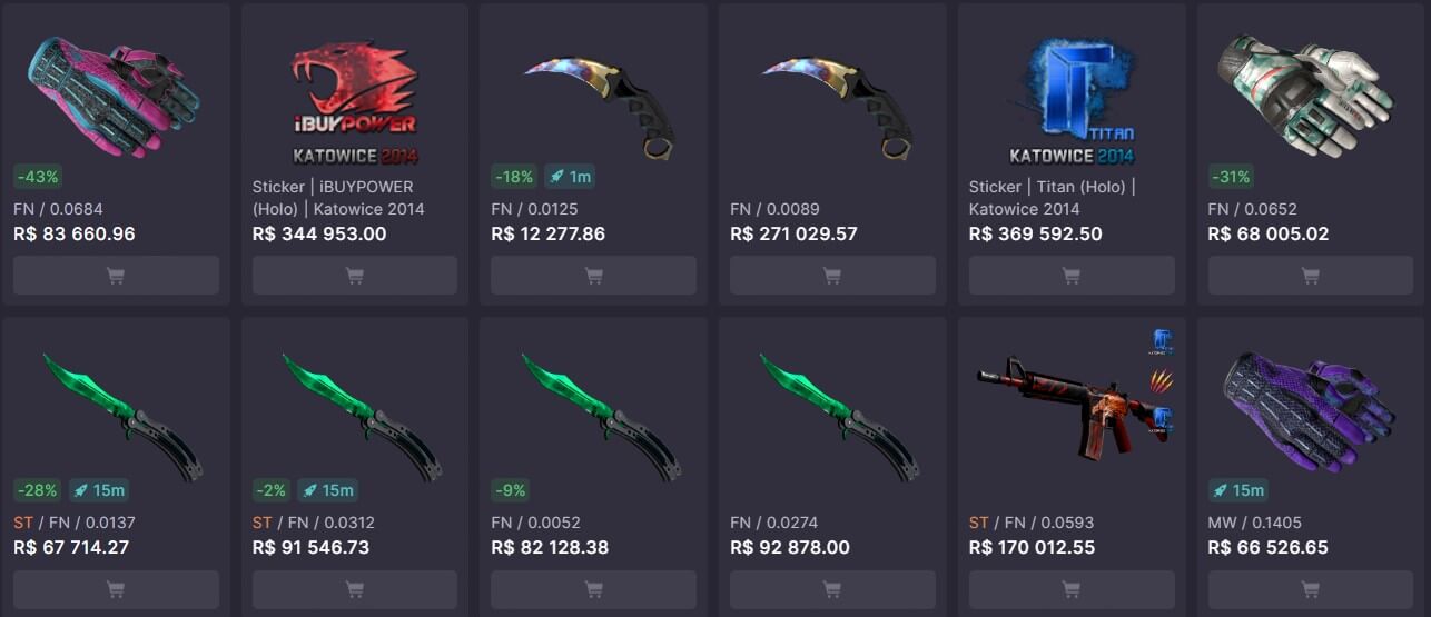 marketplace for cs2 skins