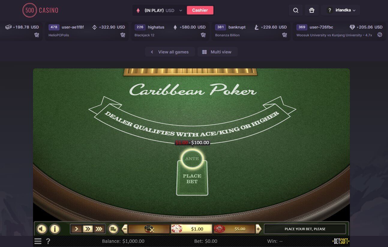 csgo500 poker casino