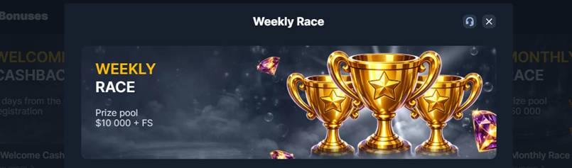 Weekly Race Coin.Games