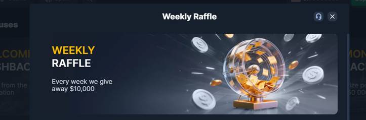 Weekly Raffle Coin.Games