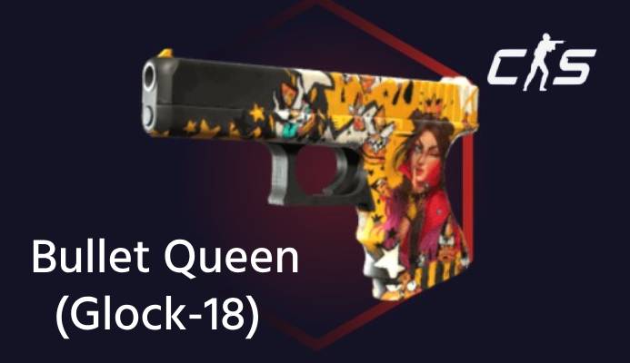 bullet queen (glock-18) skin