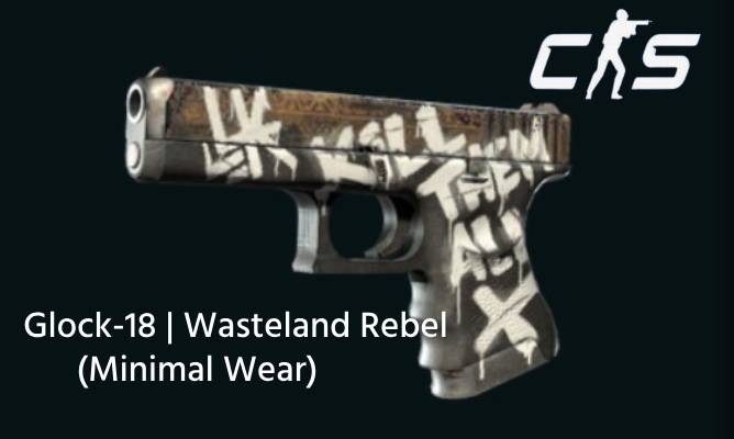 glock-18 wasteland rebel skin