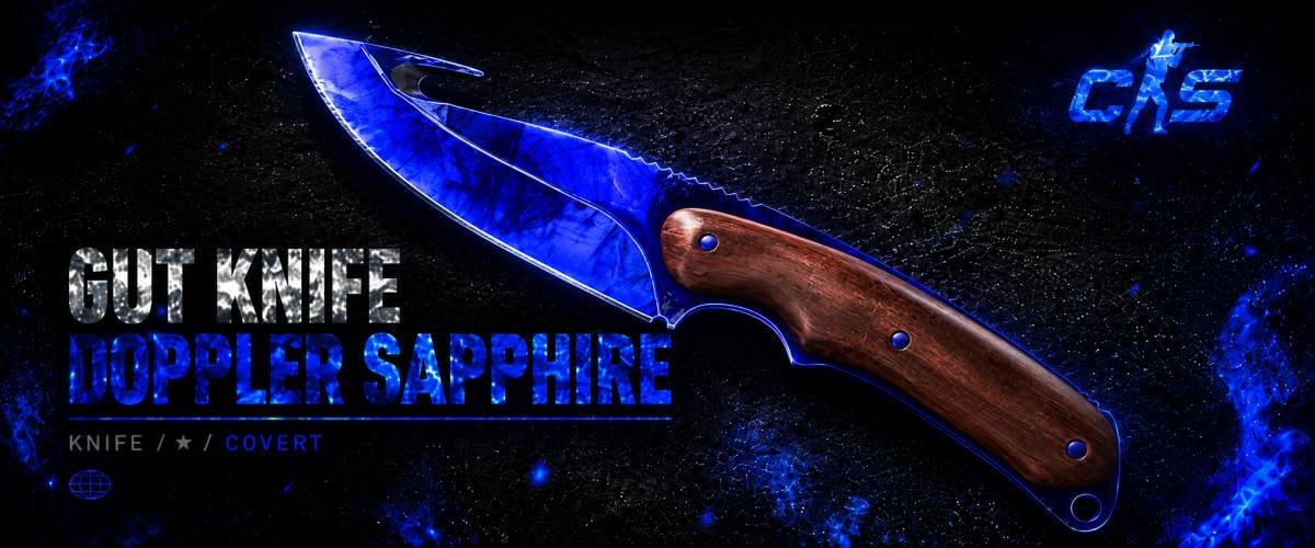 Gut Knife | Doppler Sapphire