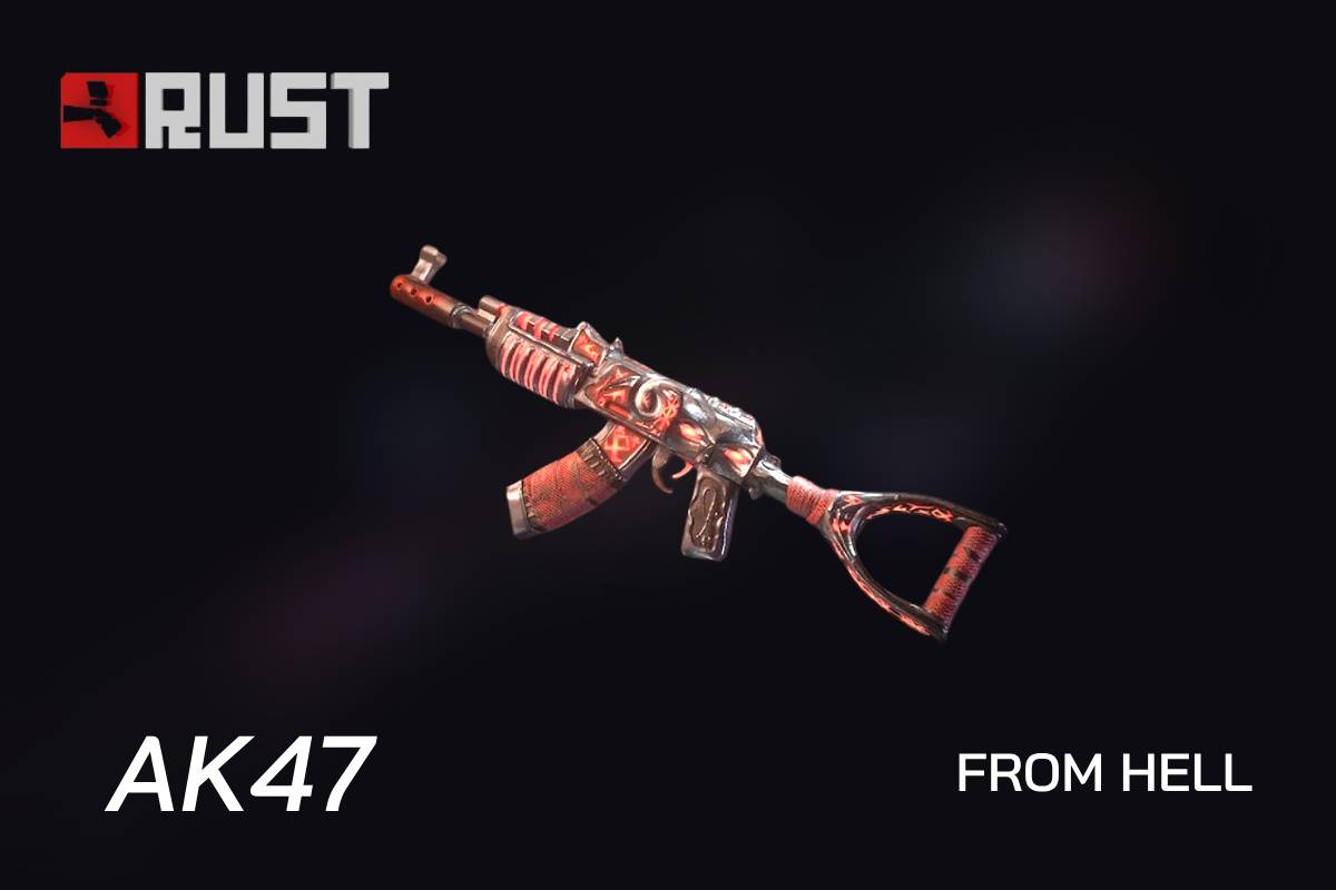 ak47 from hell rust skin
