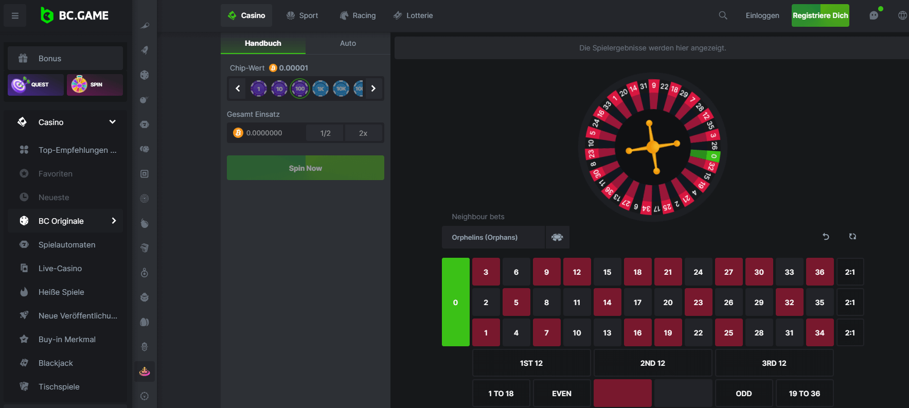 bcgame roulette cs2 spelen