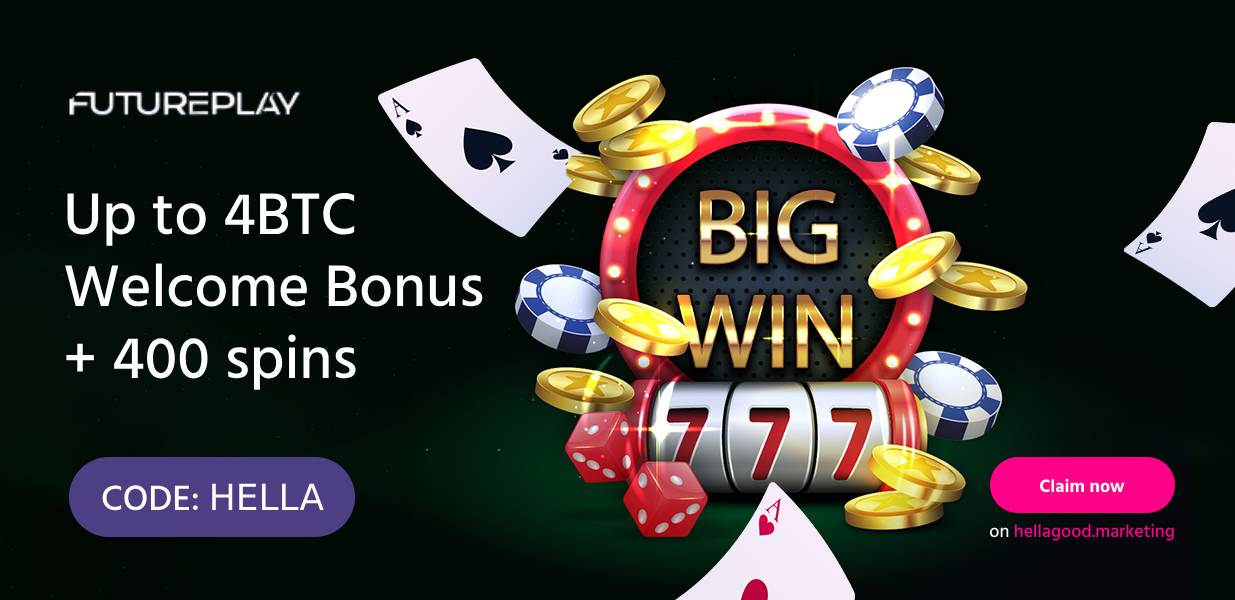 Futureplay Casino Bonus Codes 2024: Use “HELLA” & Receive 4BTC & 400 FS