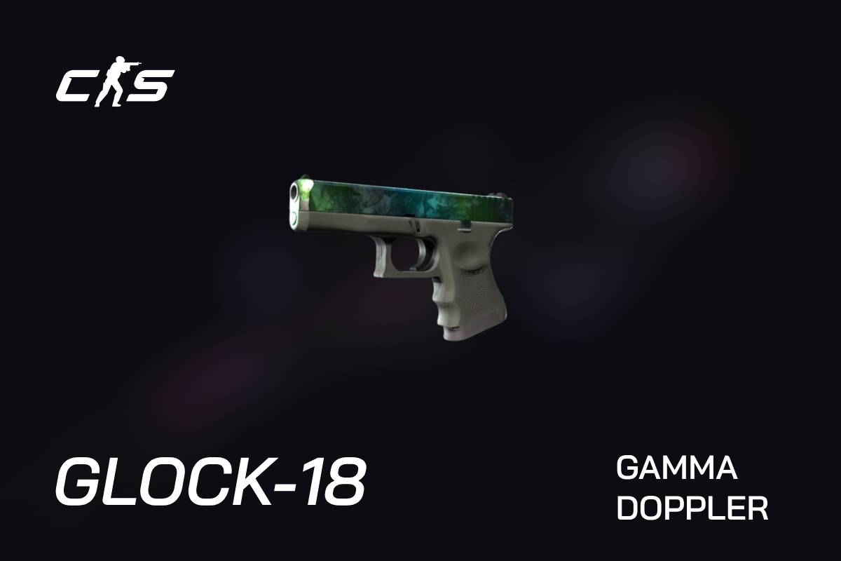 glock18 gamma doppler cs2 skin