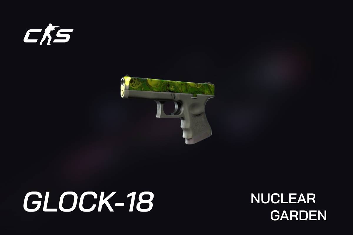 glock18 nuclear garden cs2 skin