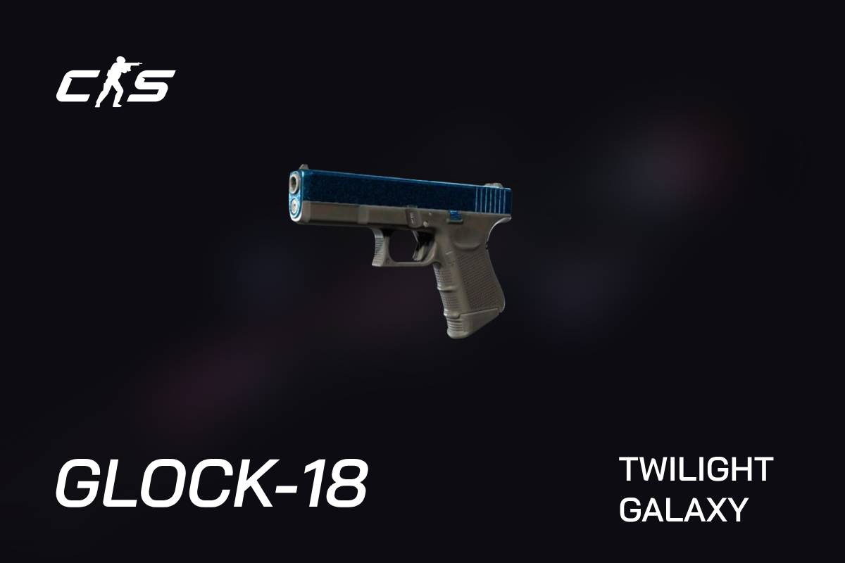 glock 18 twilight galaxy cs2 skin