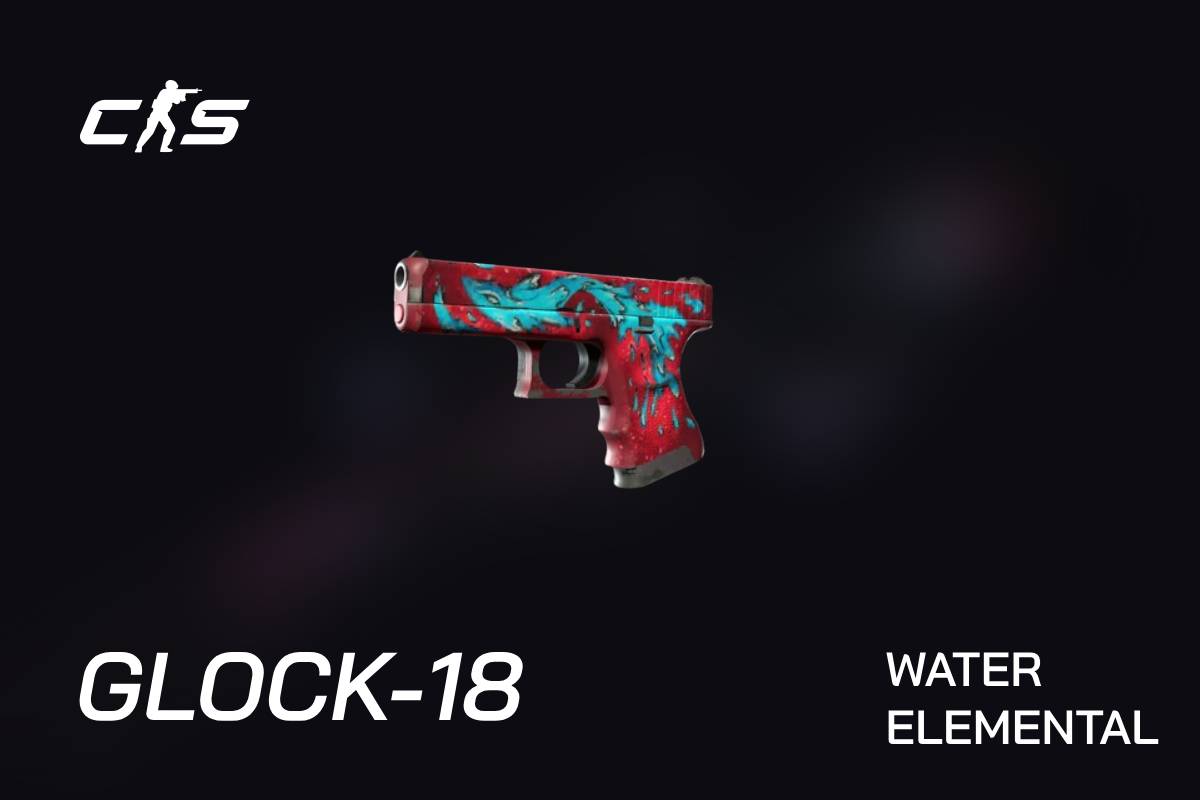 glock water elemental cs2 skin