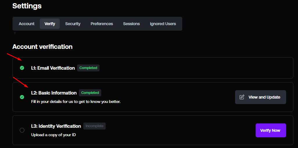 Verify Email