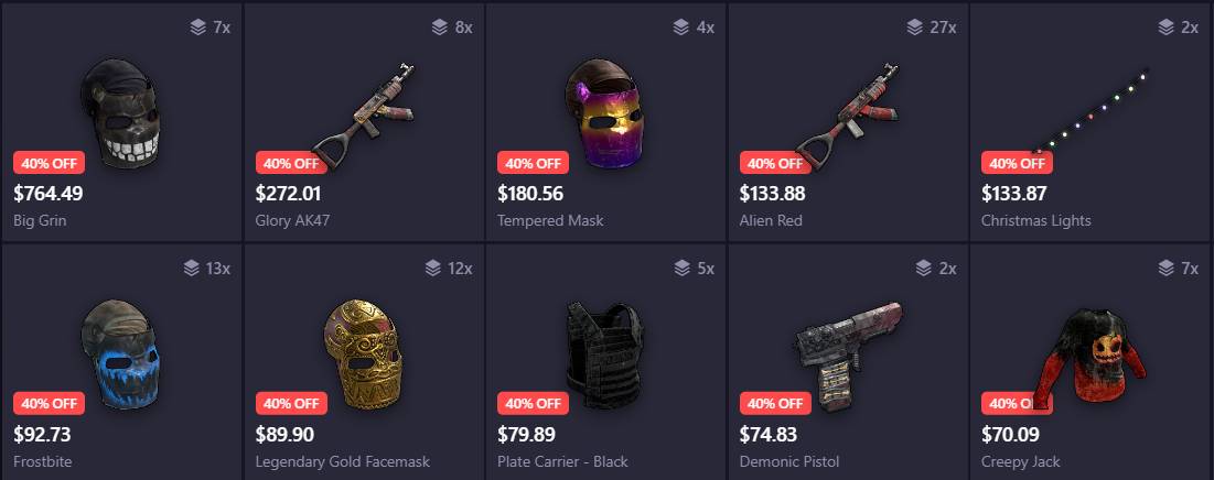 trade rust skins now