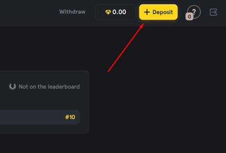 Go to the Deposit Section